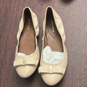 Cole Haan Women's Cream Ballet Flats